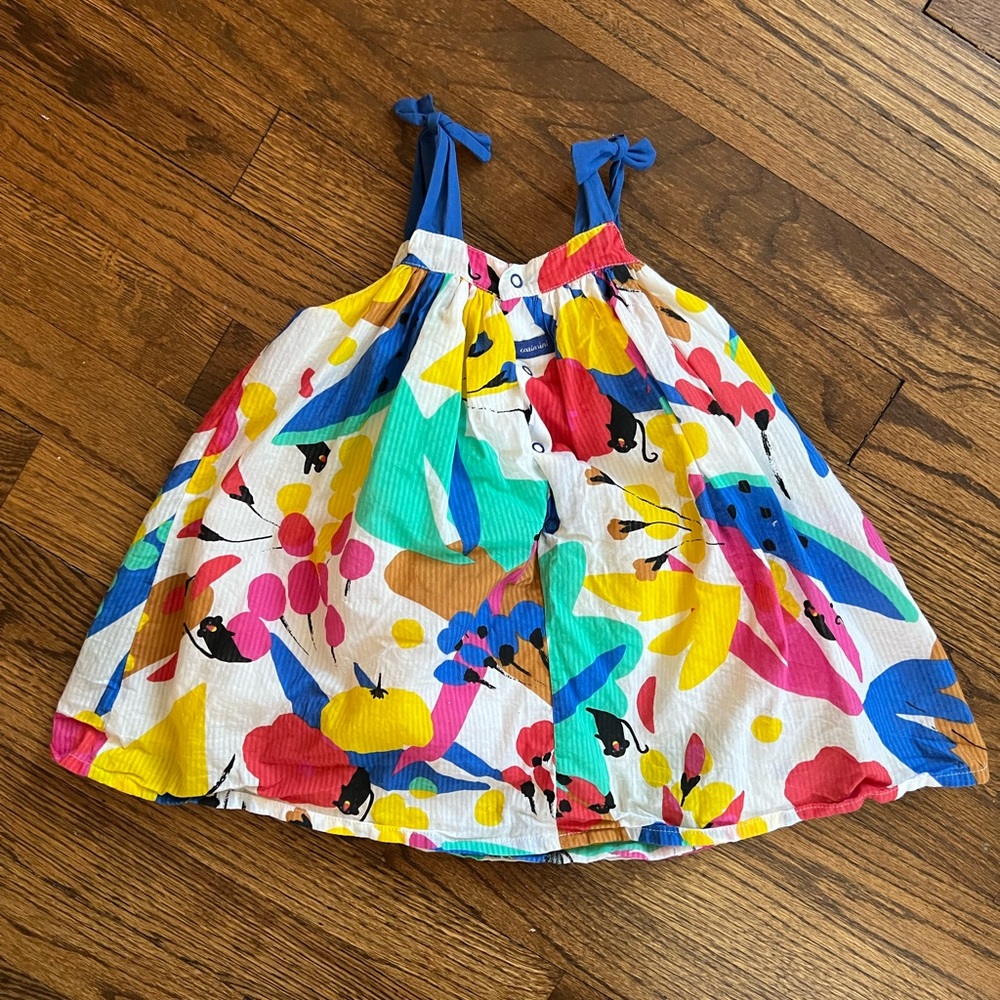 Toddler Girl Multi-Color Summer Tie Play Dress